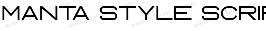 Manta Style Script R字体转换
